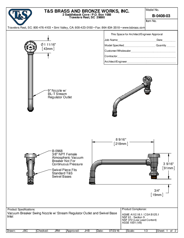 Cutsheet