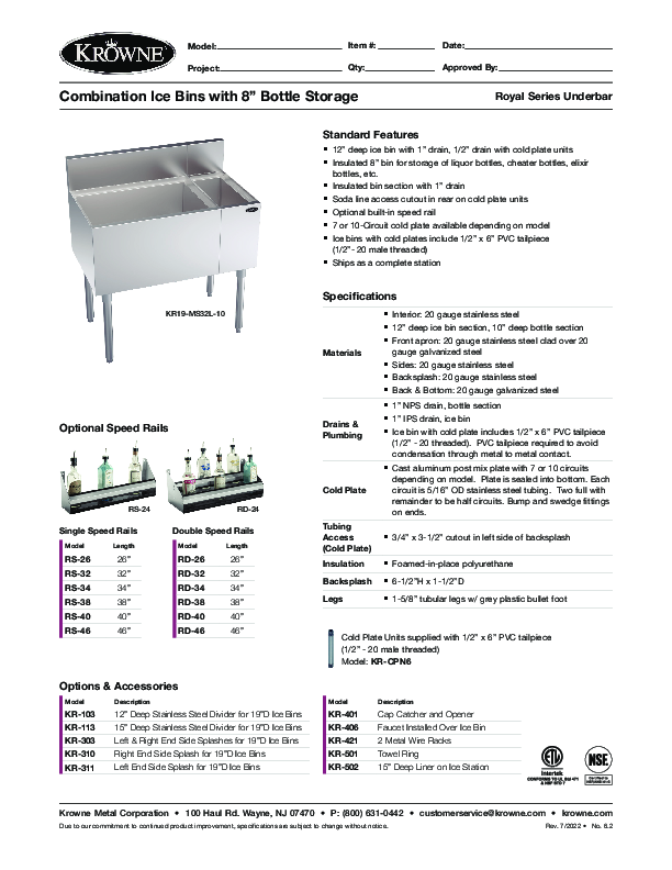 Cutsheet