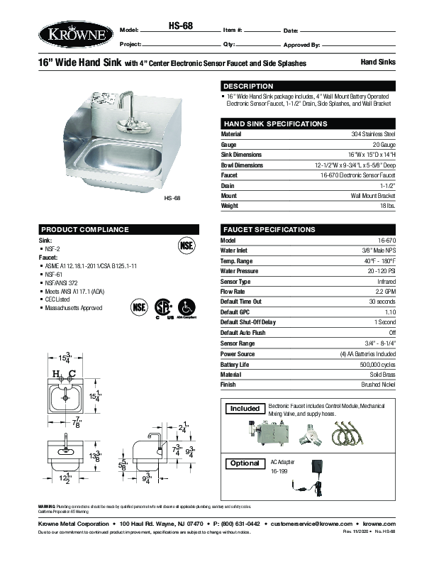 Cutsheet