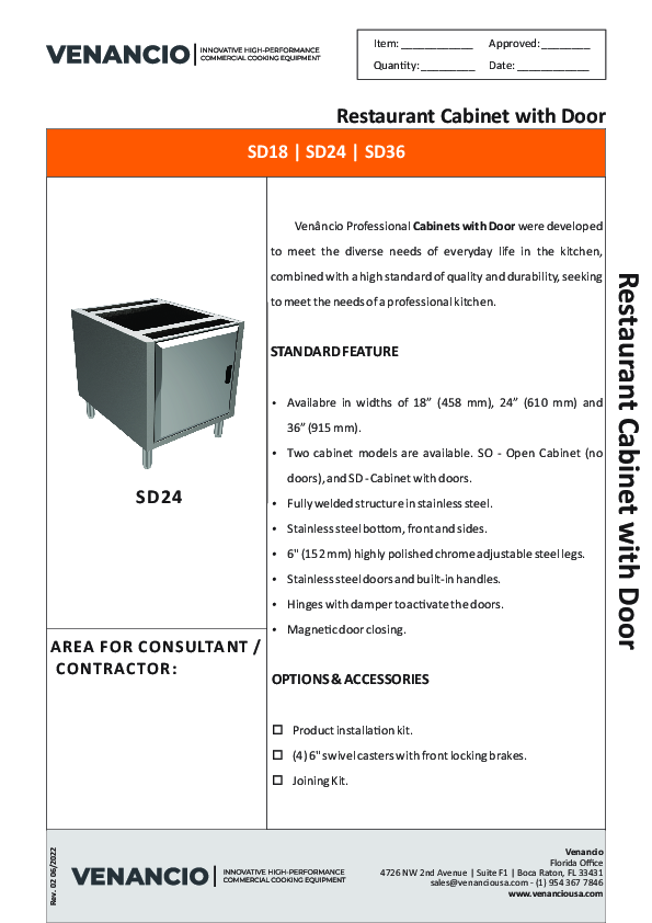 Cutsheet