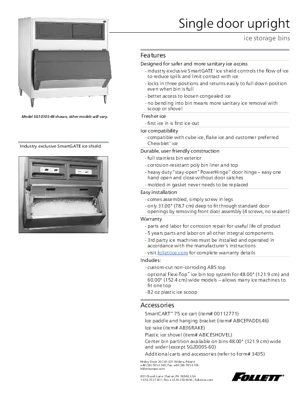 Cutsheet