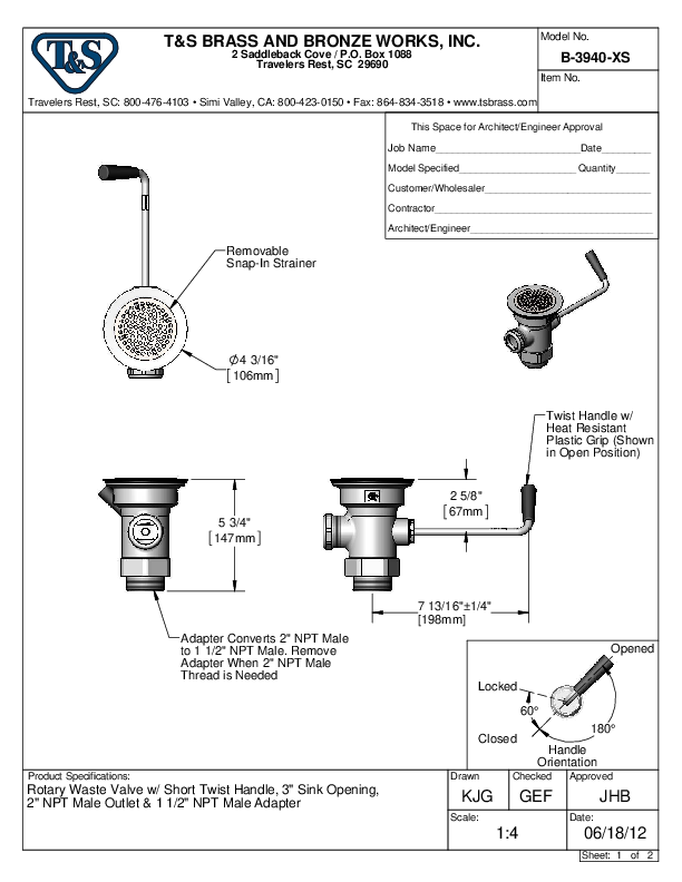 Cutsheet