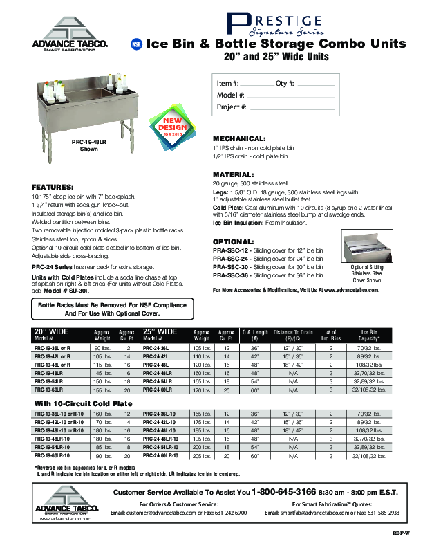 Cutsheet