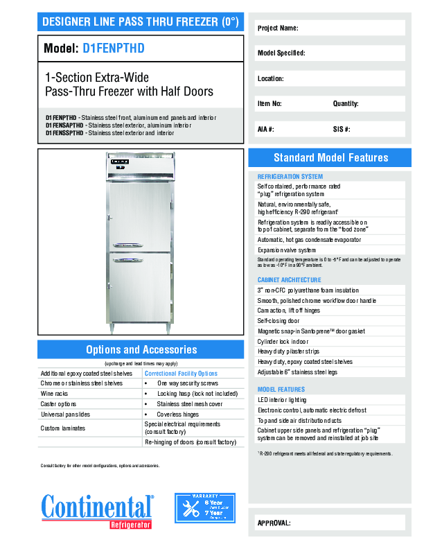 Cutsheet