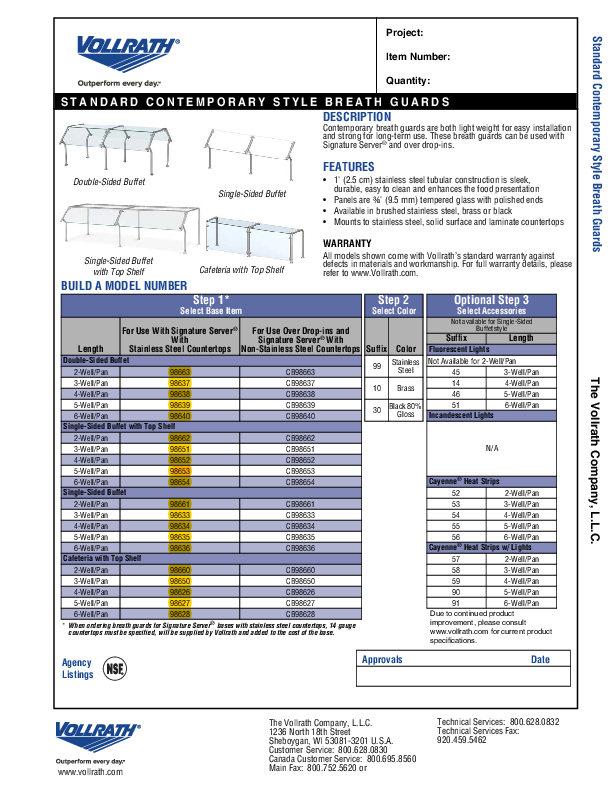 Cutsheet