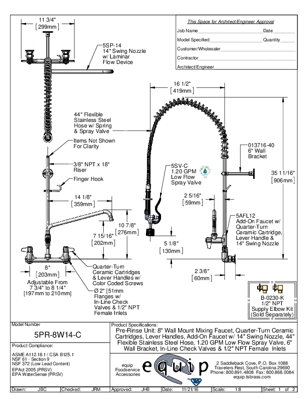 Cutsheet