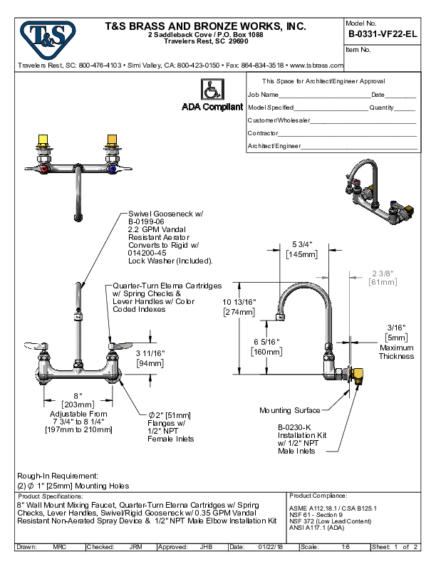 Cutsheet