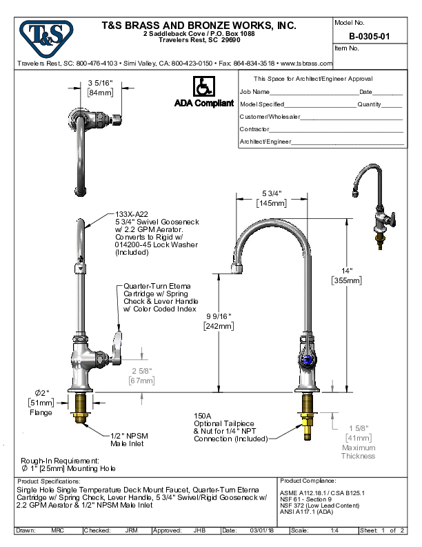 Cutsheet