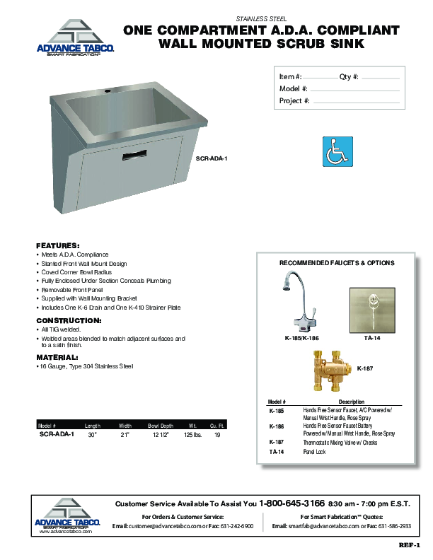 Cutsheet