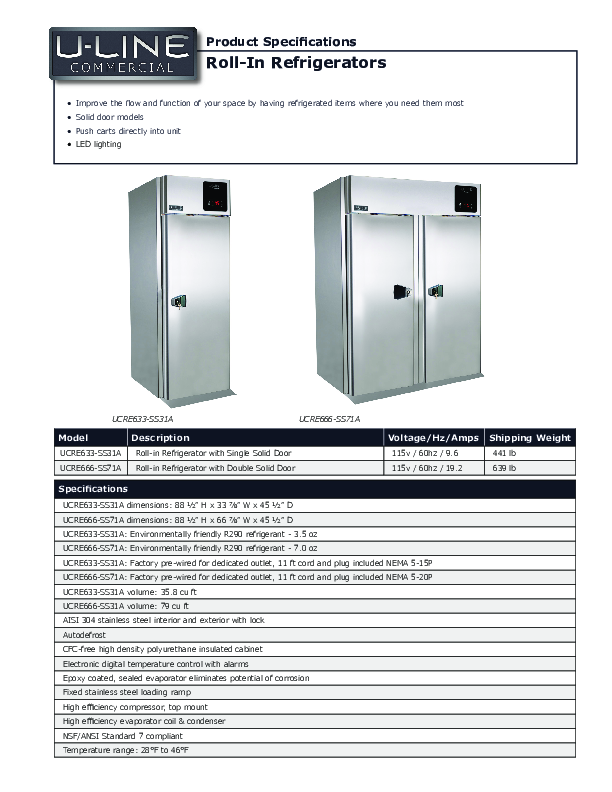 Cutsheet