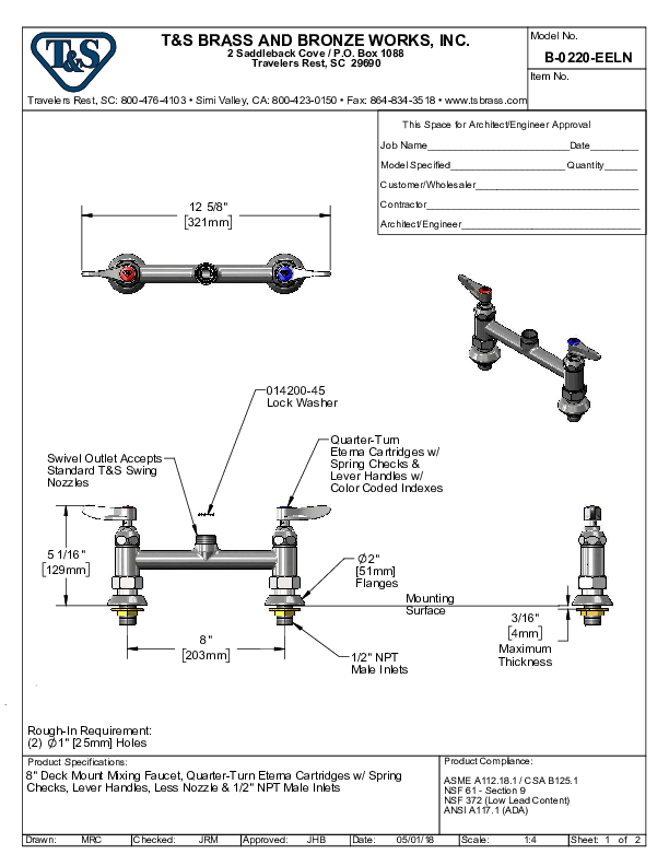 Cutsheet