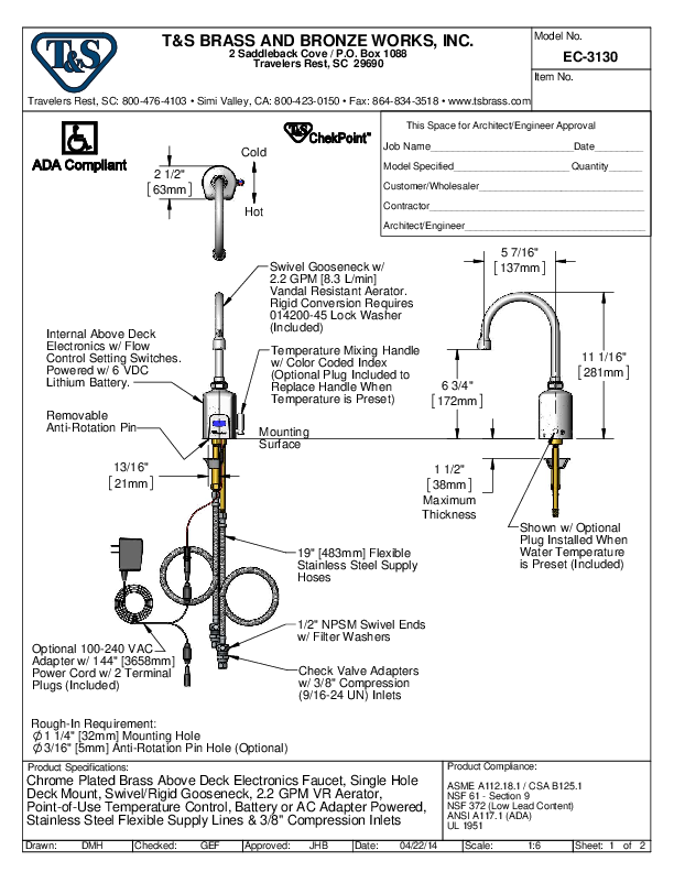 Cutsheet