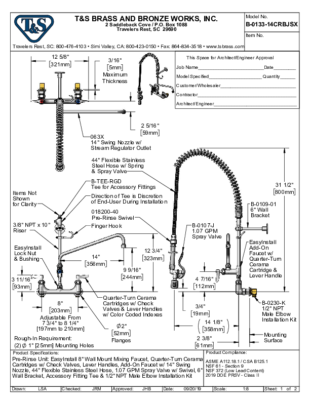 Cutsheet