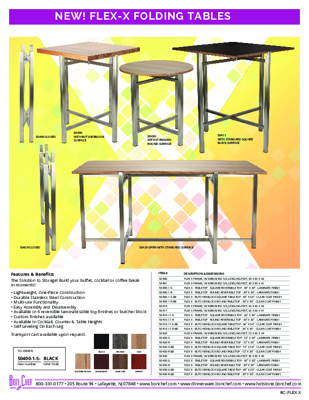 Cutsheet