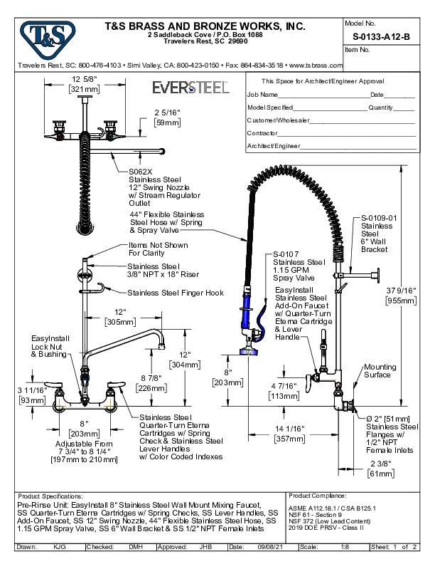 Cutsheet