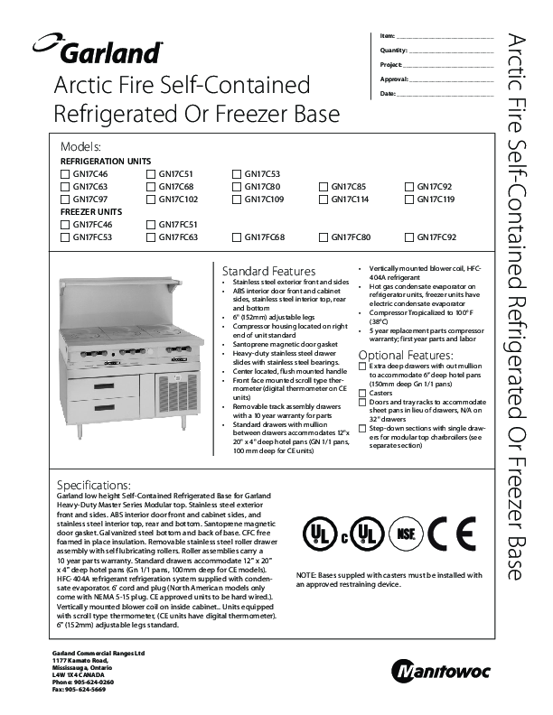 Cutsheet