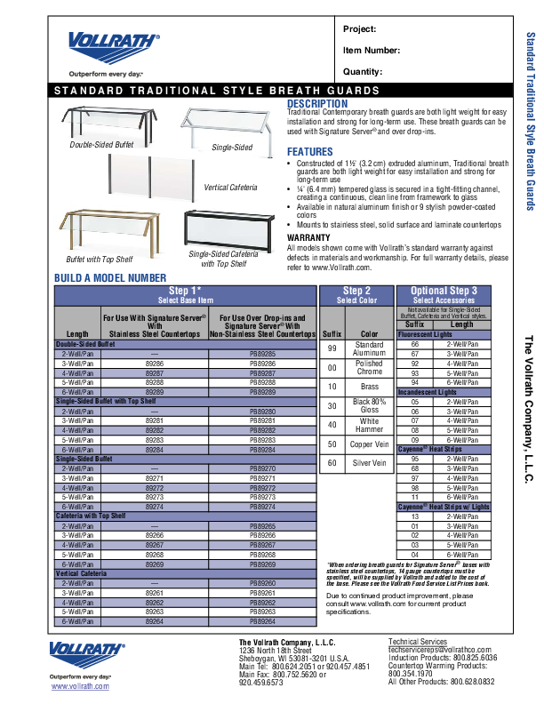 Cutsheet