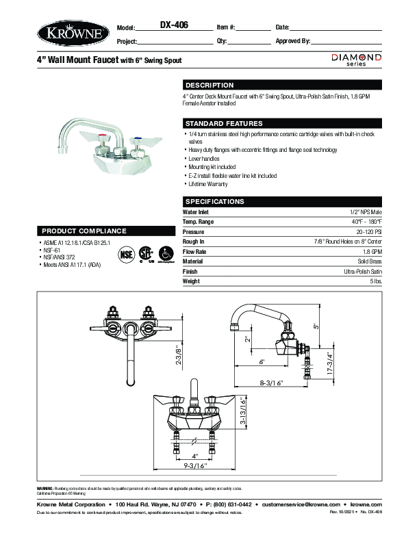 Cutsheet