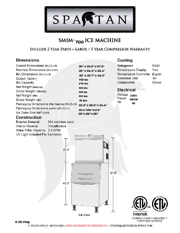 Cutsheet