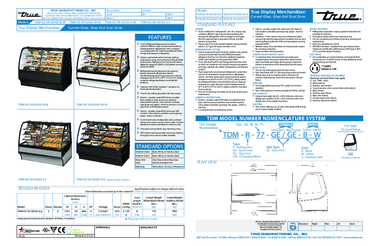 Cutsheet