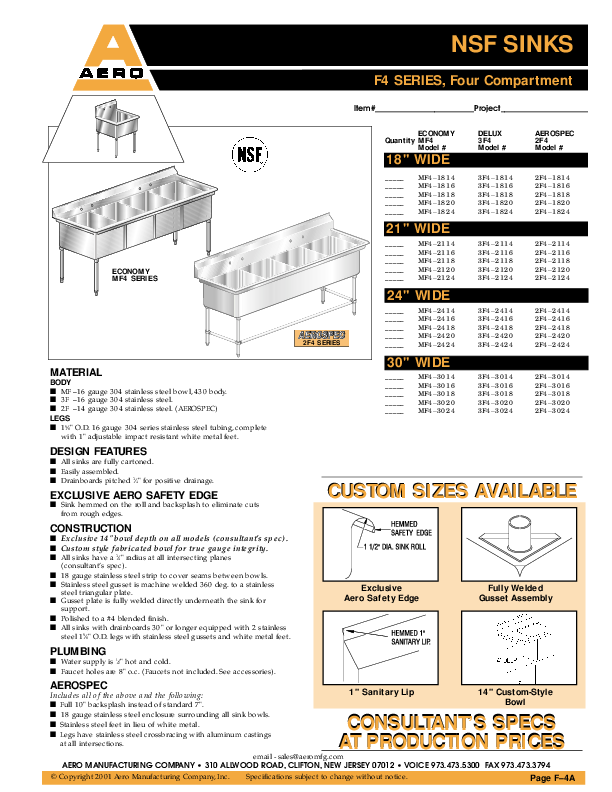 Cutsheet