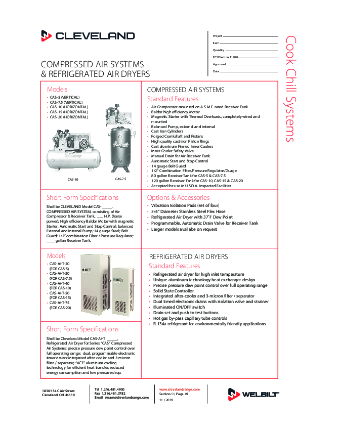 Cutsheet