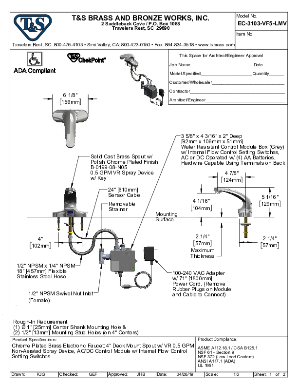 Cutsheet