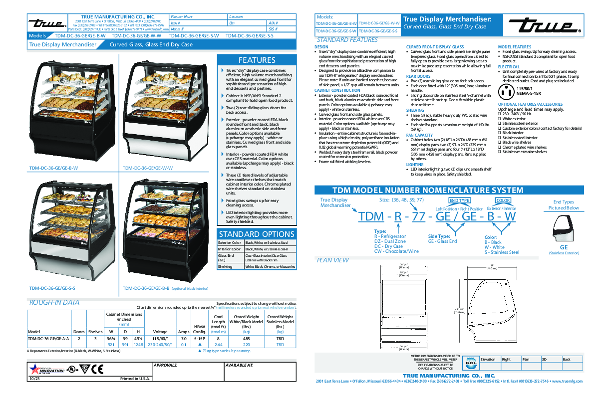 Cutsheet