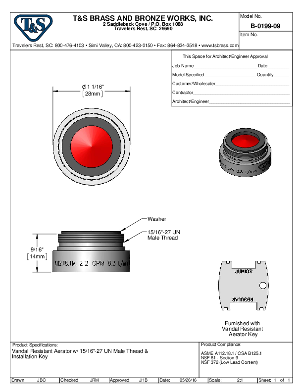 Cutsheet