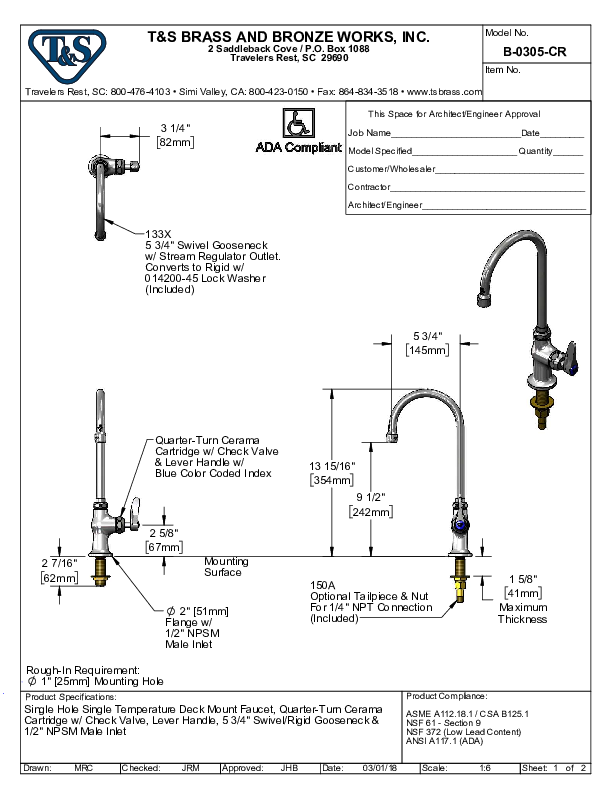 Cutsheet