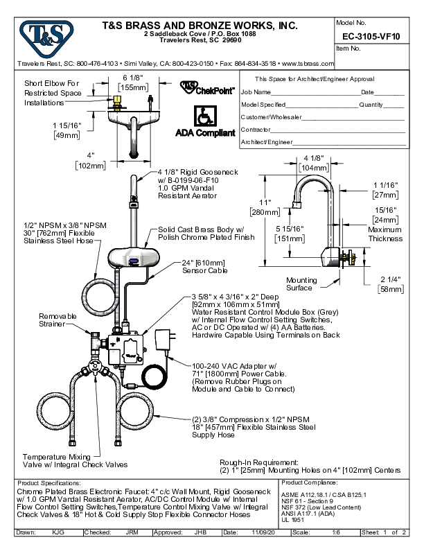 Cutsheet