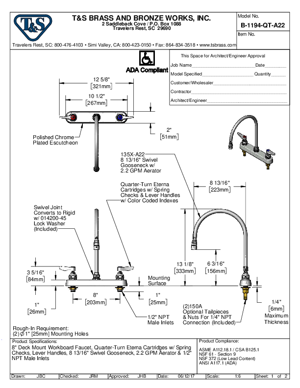 Cutsheet