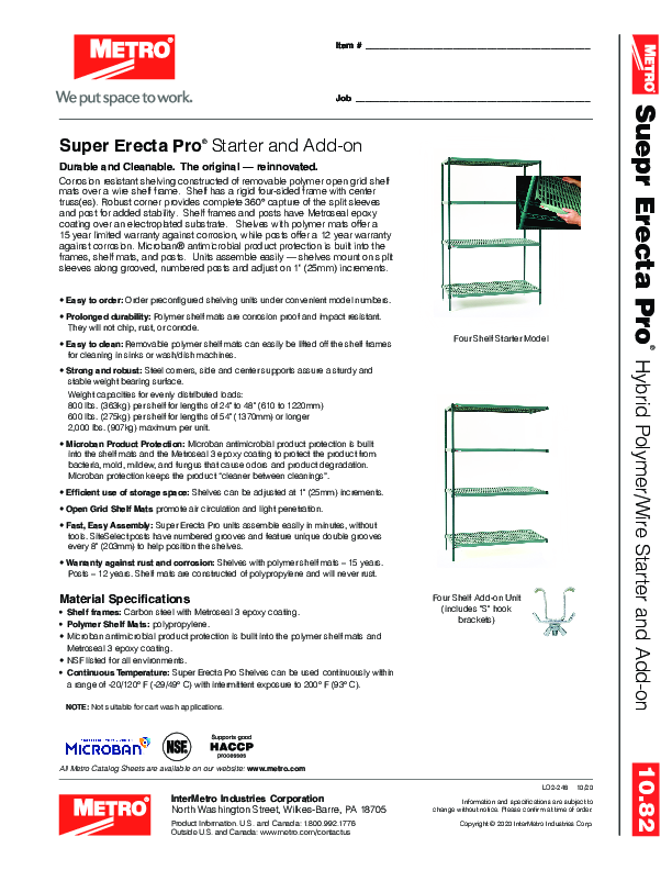 Cutsheet