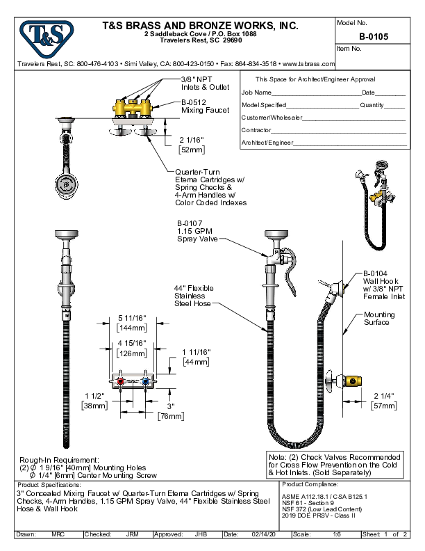 Cutsheet