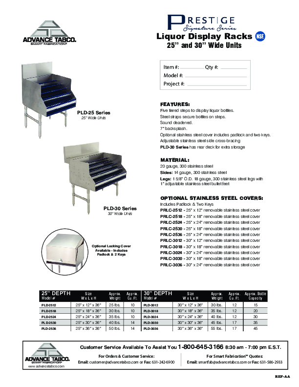 Cutsheet