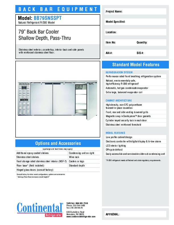 Cutsheet