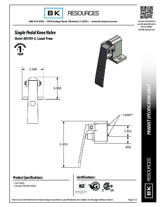 Cutsheet