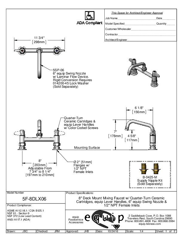 Cutsheet