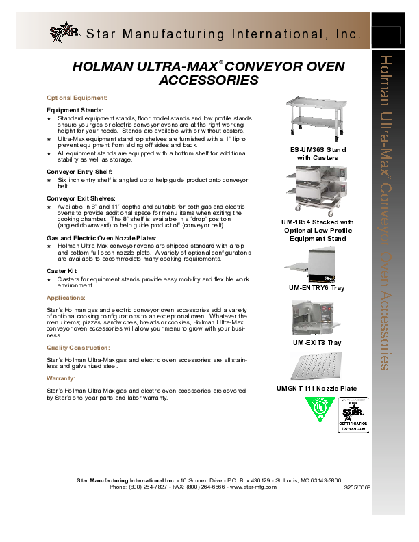 Cutsheet