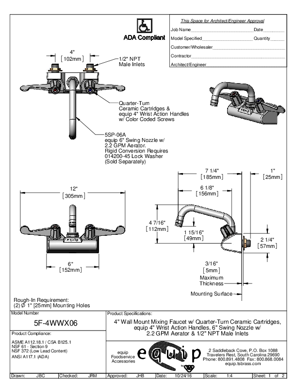 Cutsheet