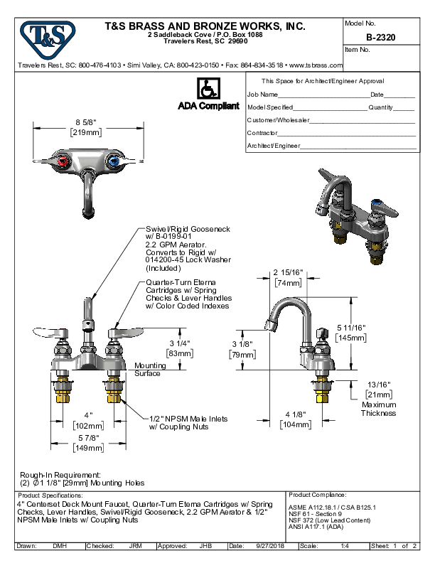 Cutsheet