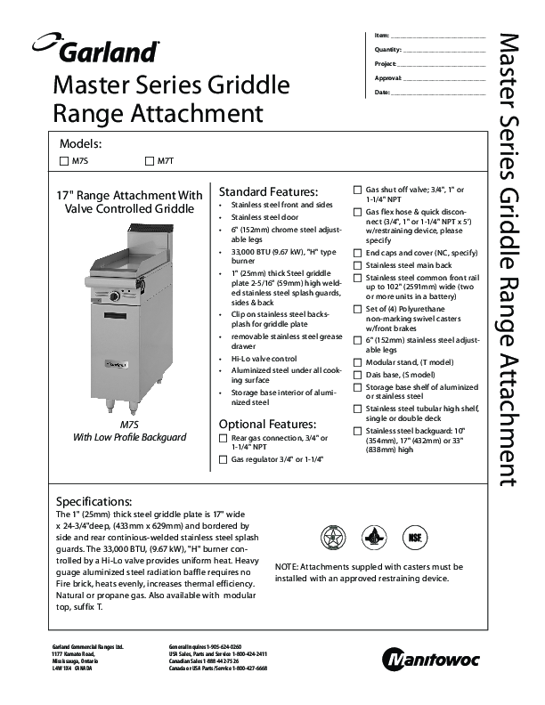 Cutsheet