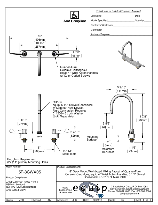 Cutsheet