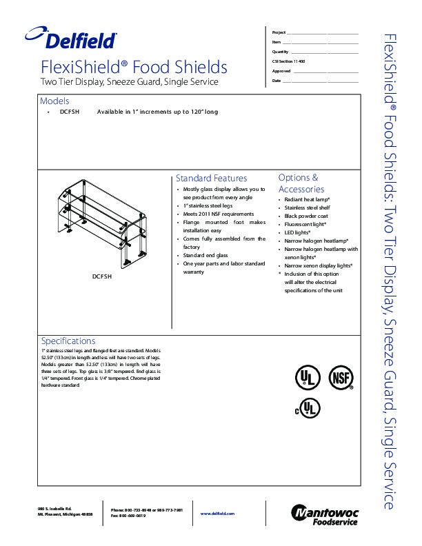 Cutsheet