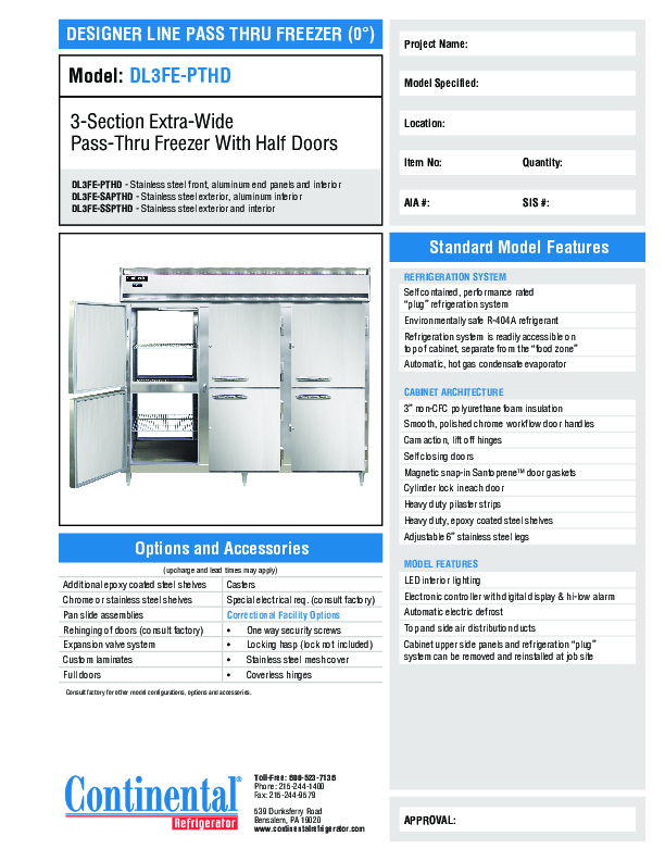 Cutsheet