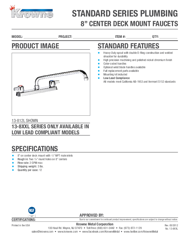 Cutsheet