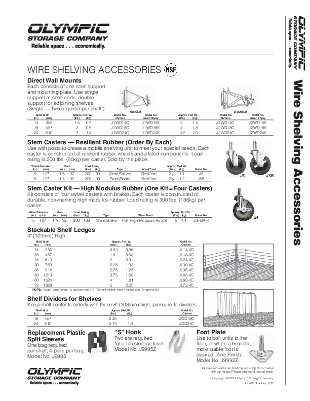 Cutsheet