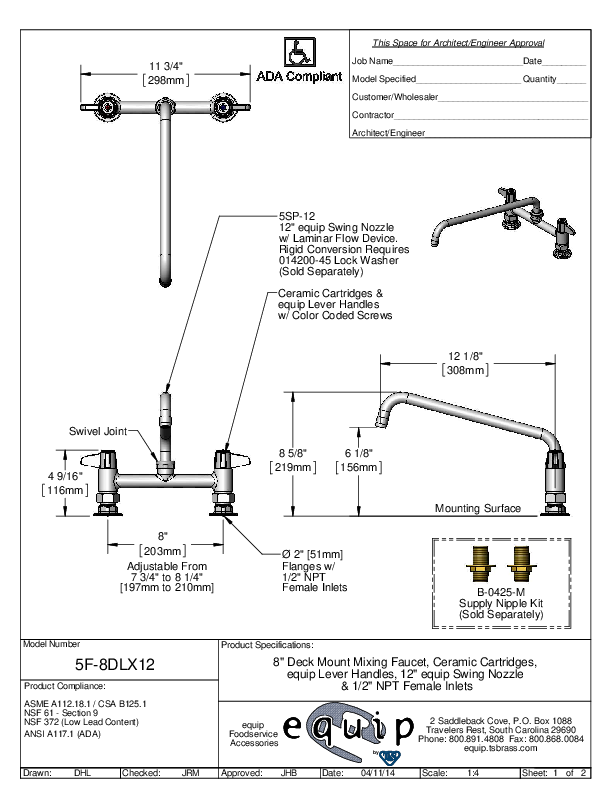 Cutsheet