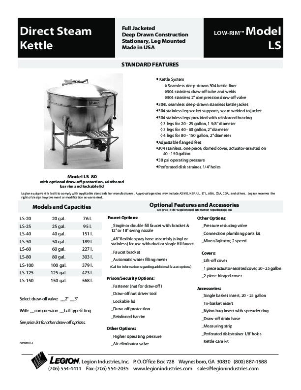 Cutsheet