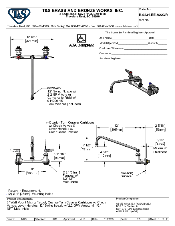 Cutsheet